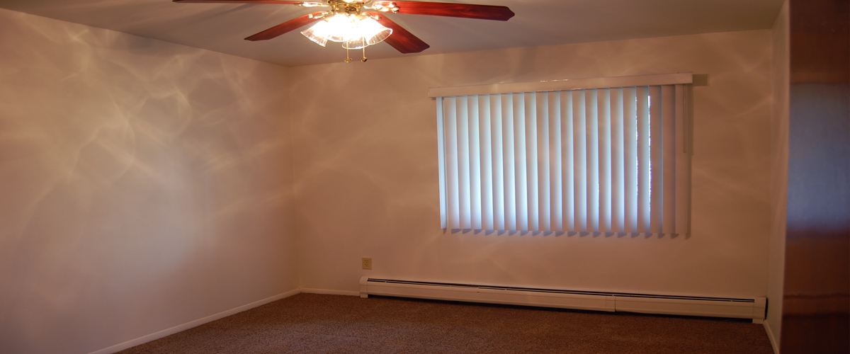 Vertical Blinds - Spacious Floor Plans - Air Conditioning